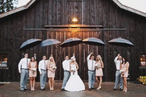 foto matrimonio con pioggia