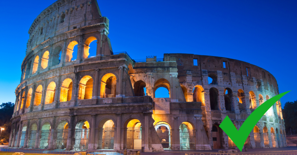 Idea: durante l'addio al nubilato visitare il colosseo